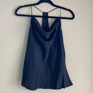 Arden B Cowl Dressy Neck Tank Top